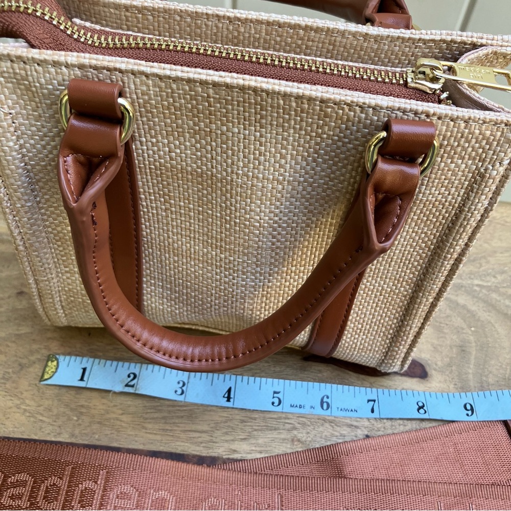 Steve Madden straw purse - Picture 9 of 11